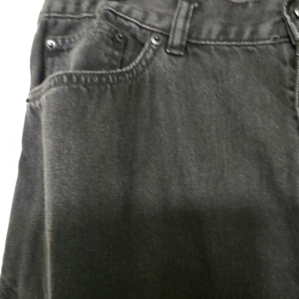 RALPH LAUREN ♥️ Black Denim Skirt SIZE 12 - Picture 7 of 16